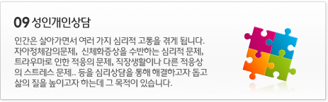 성인개인상담